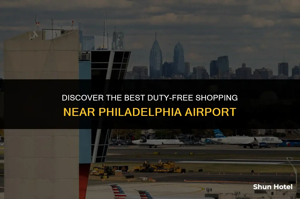 what terminal is duty free shop near philadelphia airport
