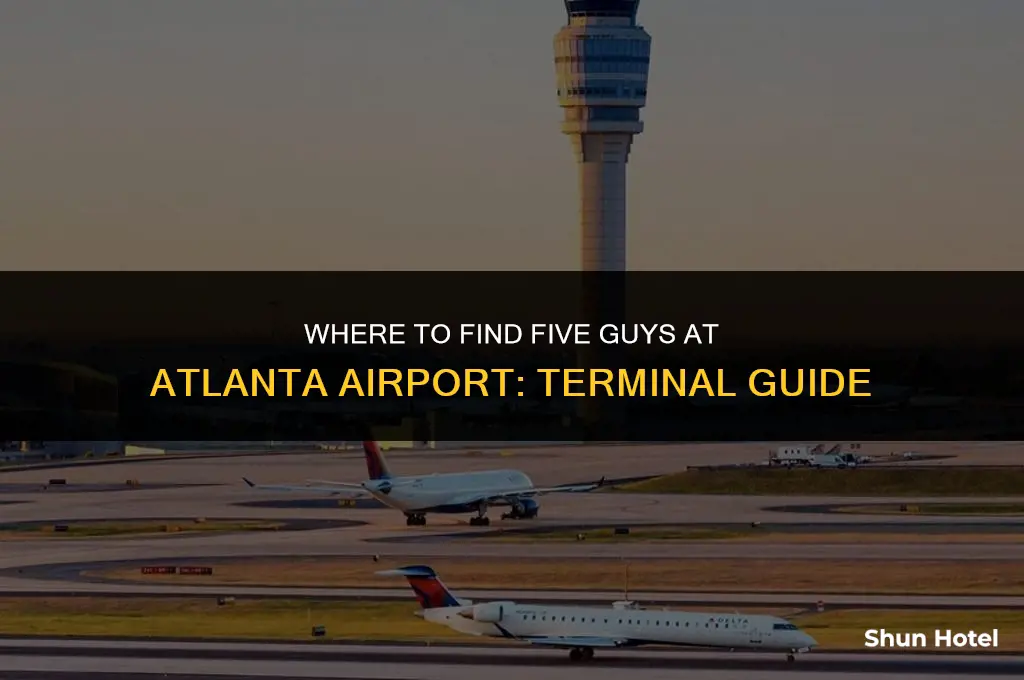 what terminal is five guys in atlanta airport