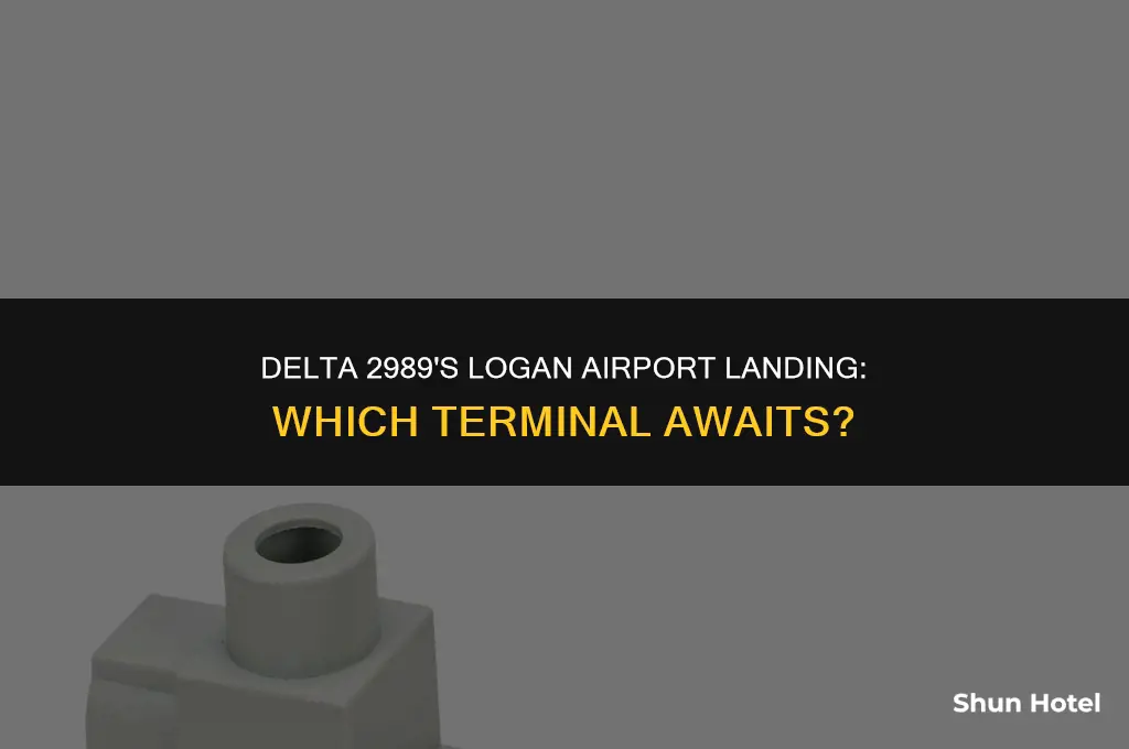what terminal is flight delta 2989 landing at logan airport