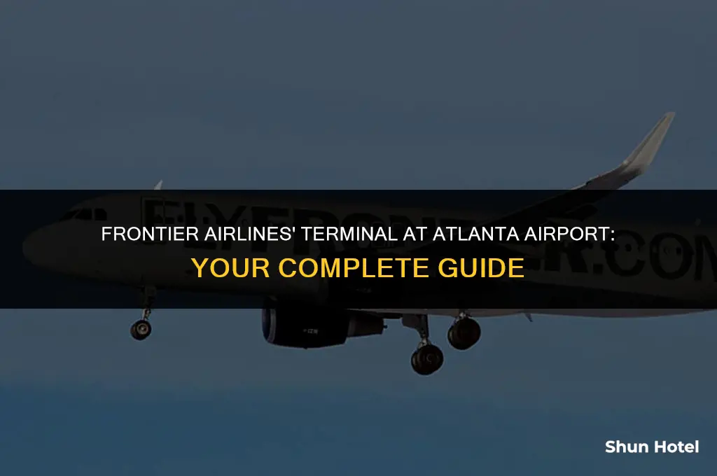 what terminal is frontier airline in atlanta airport