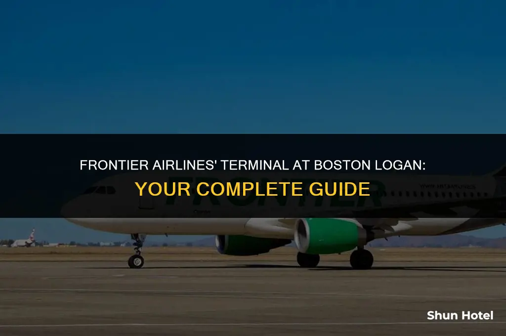 what terminal is frontier airlines at boston logan airport
