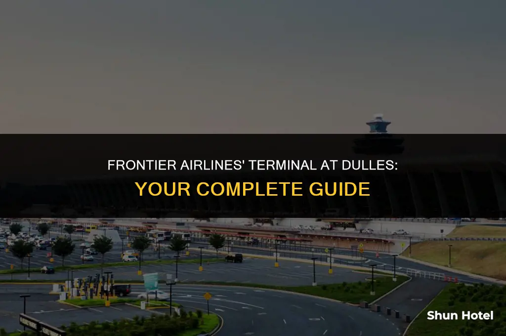 what terminal is frontier airlines at dulles airport