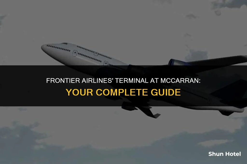 what terminal is frontier airlines at mccarran airport