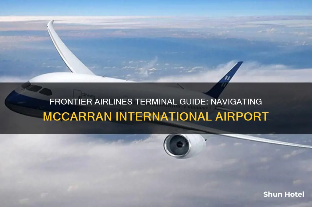 what terminal is frontier airlines at mccarran international airport