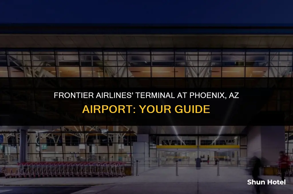 what terminal is frontier airlines at pheonix az airport