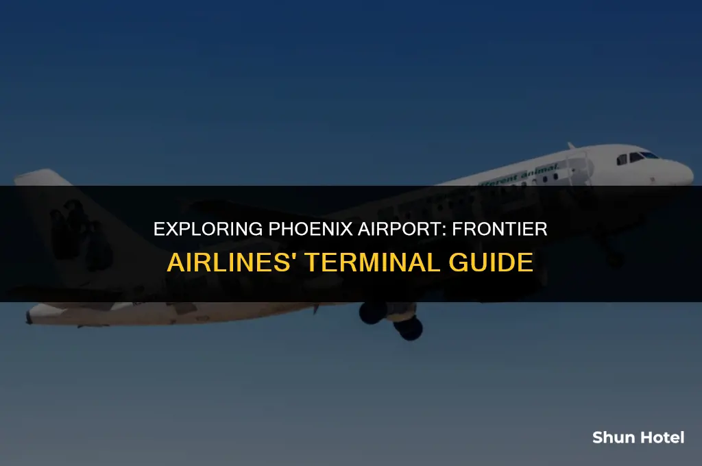 what terminal is frontier airlines at phoenix airport