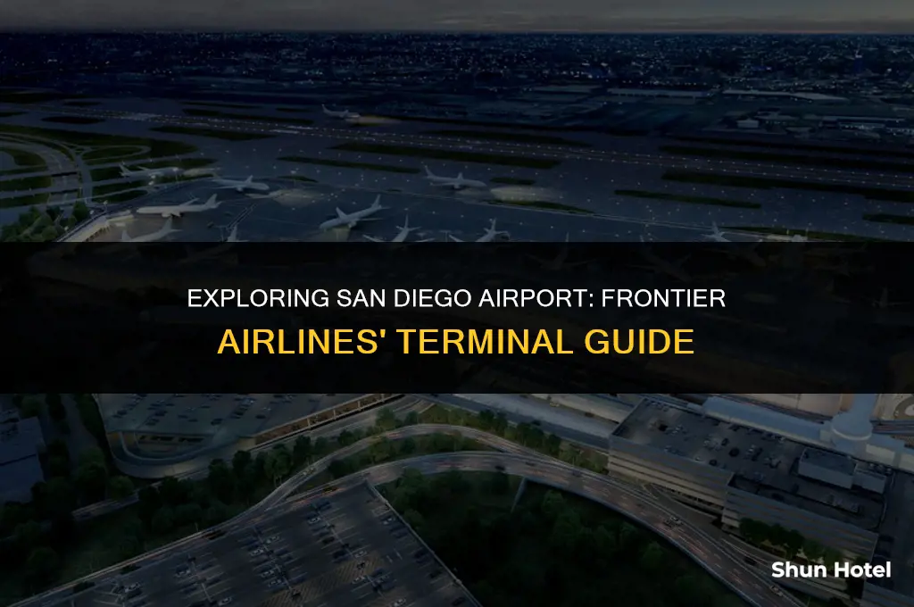 what terminal is frontier airlines at san diego airport
