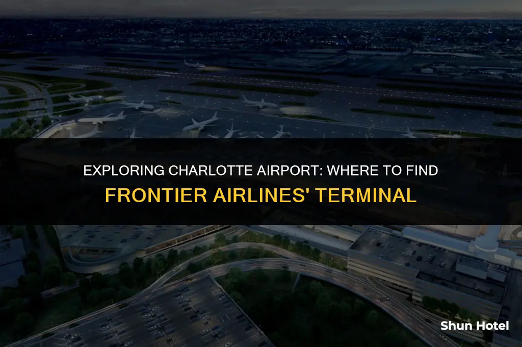 what terminal is frontier at charlotte airport
