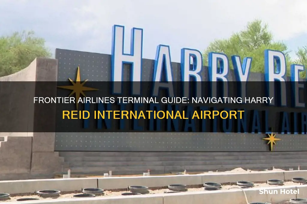 what terminal is frontier at harry reid international airport