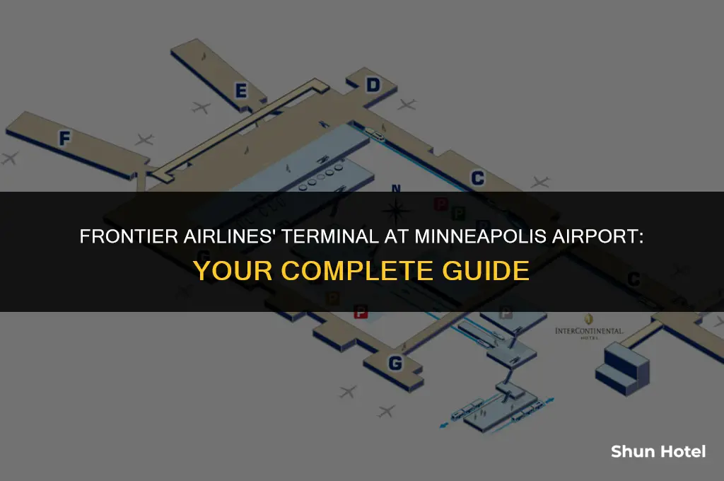 what terminal is frontier at minneapolis airport
