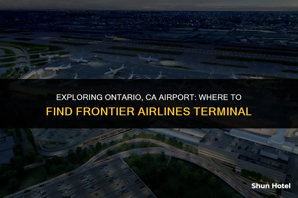 what terminal is frontier at ontario ca airport