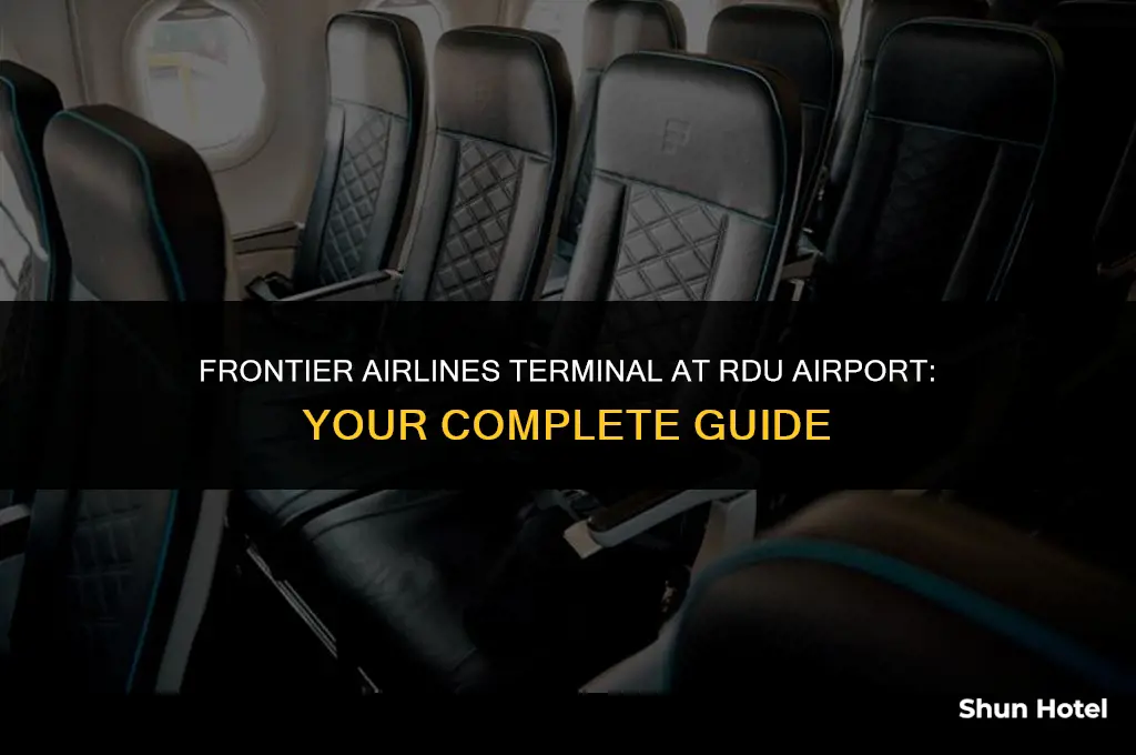 what terminal is frontier at rdu airport