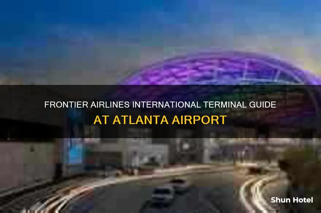 what terminal is frontier international at atlanta airport