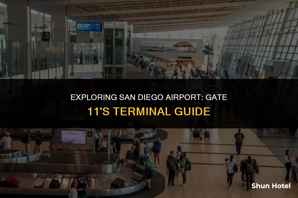what terminal is gate 11 in san diego airport