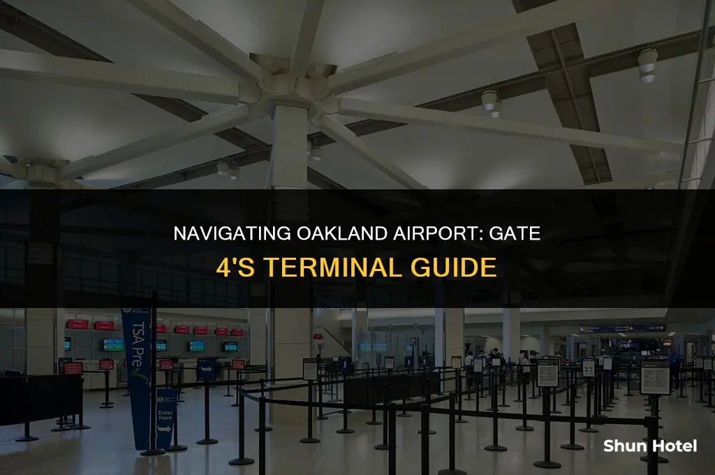 what terminal is gate 4 at oakland airport
