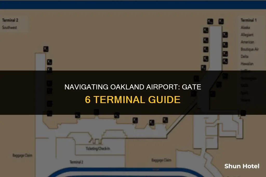 what terminal is gate 6 at oakland airport