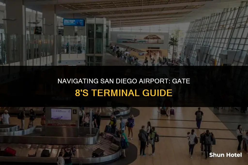 what terminal is gate 8 at san diego airport