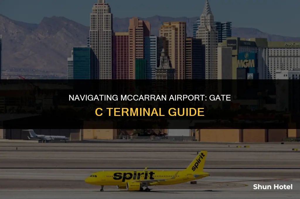 what terminal is gate c at mccarran airport