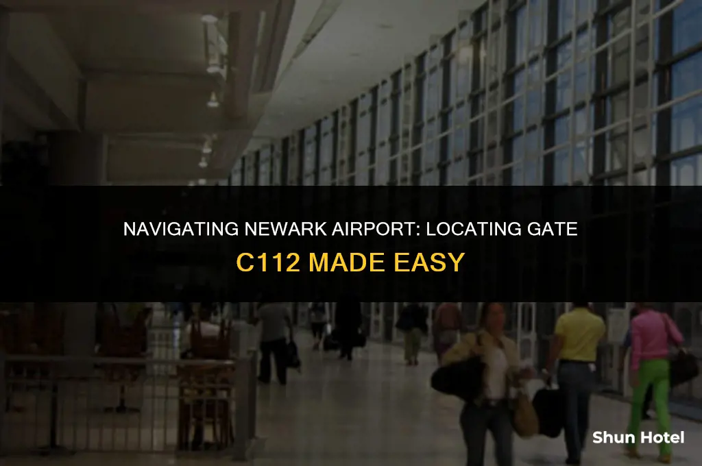what terminal is gate c112 at newark airport