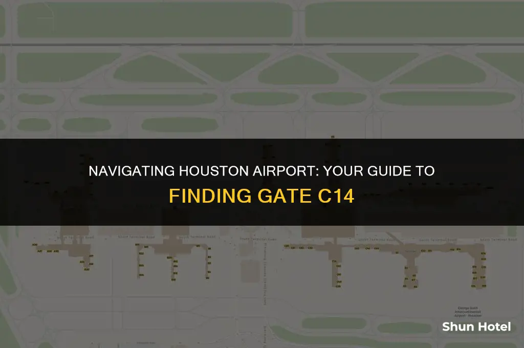 what terminal is gate c14 in houston airport