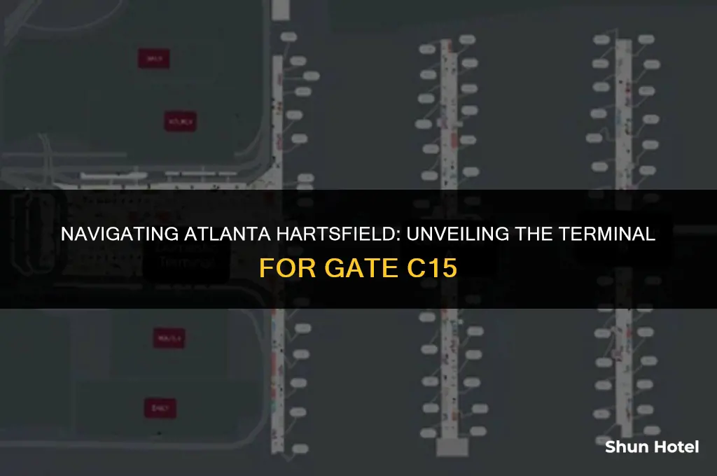 what terminal is gate c15 at atlanta hartsfield airport