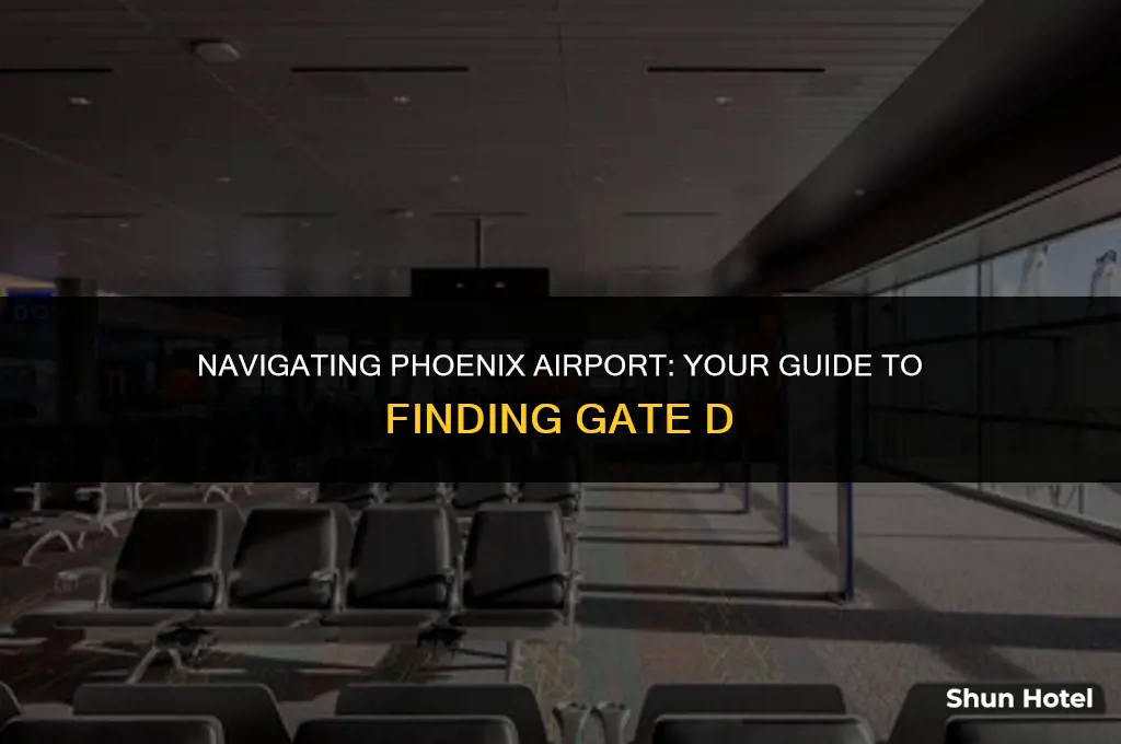 what terminal is gate d at phoenix airport
