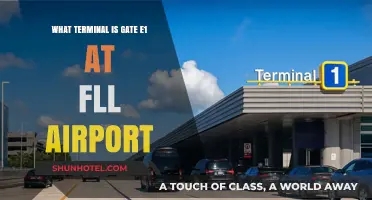 Navigating FLL Airport: Your Guide to Gate E1 Terminal Location
