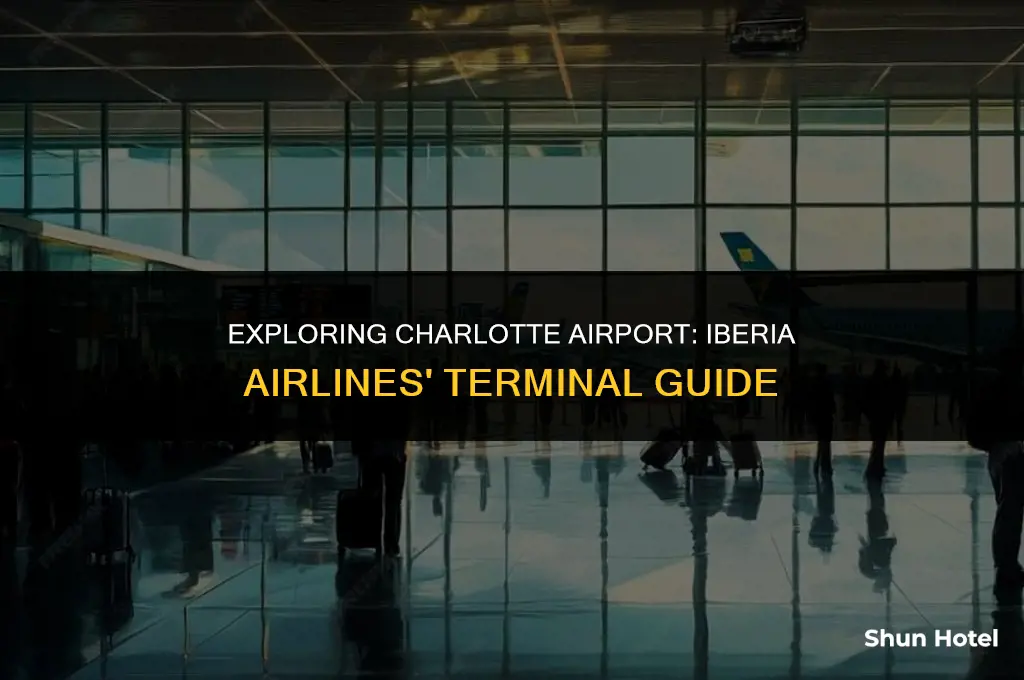 what terminal is iberia airlines at charlotte airport