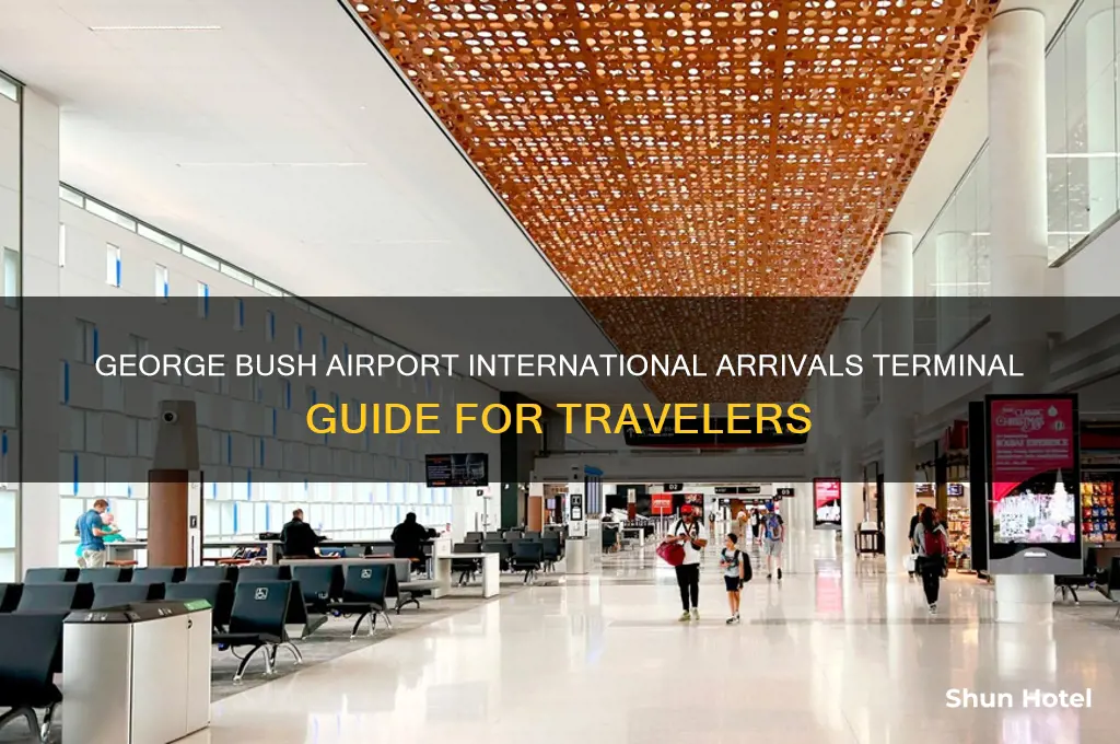 what terminal is international arrivals at george bush airport