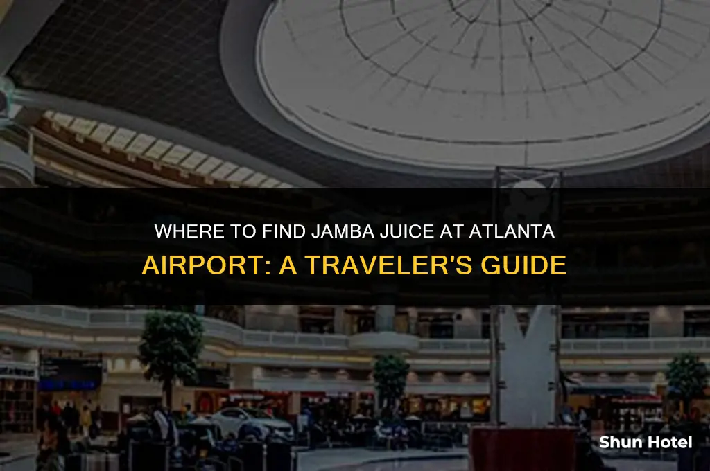 what terminal is jamba juice in atlanta airport
