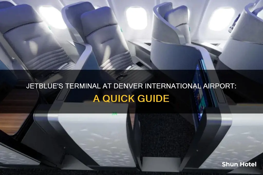 what terminal is jetblue at at the denver international airport