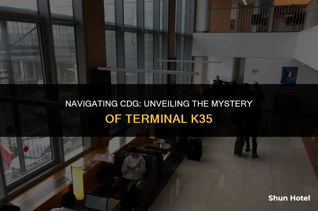 what terminal is k35 in cdg airport