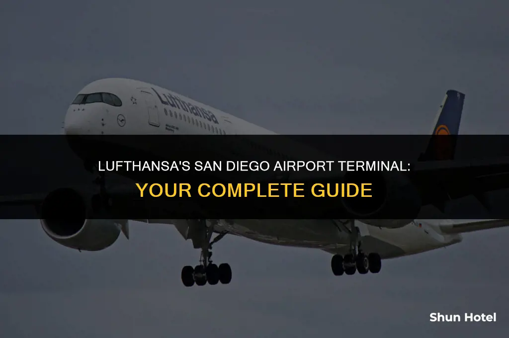 what terminal is lufthansa at san diego airport