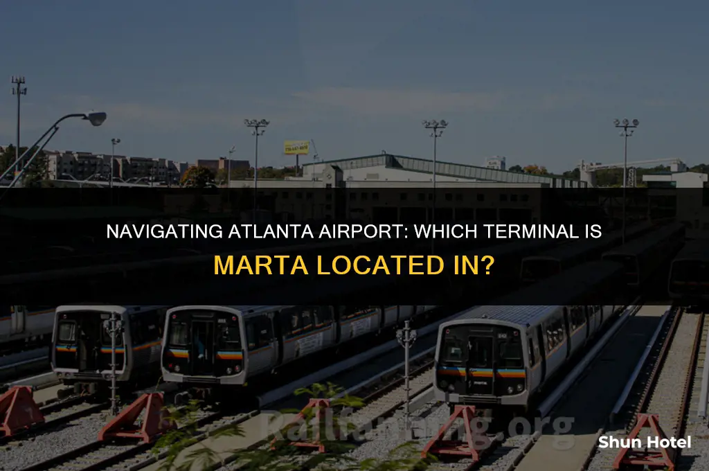 what terminal is marta at atlanta airport