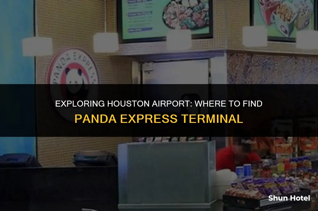 what terminal is panda express houston airport