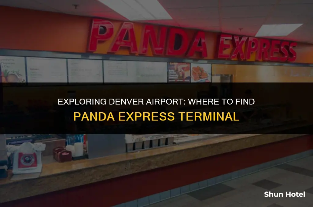what terminal is panda express in denver airport