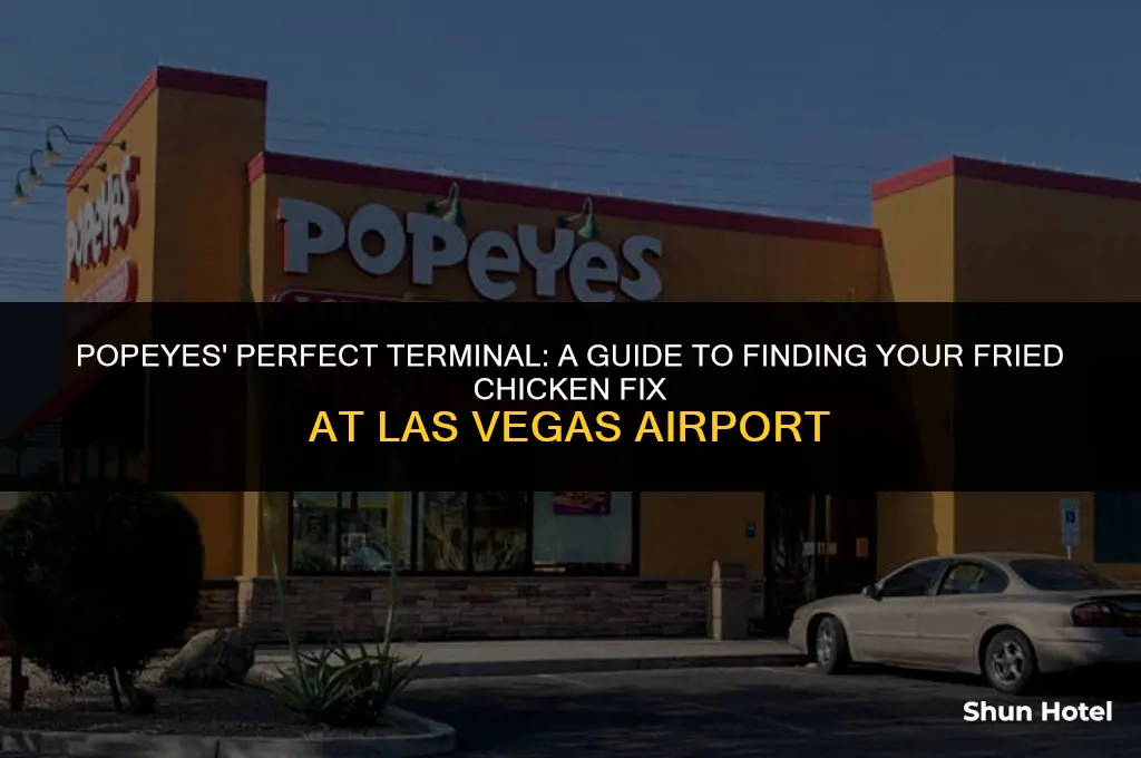 what terminal is popeyes in las vegas airport