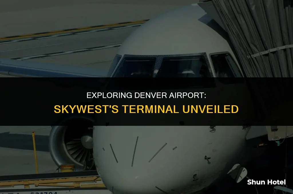 what terminal is skywest at denver airport