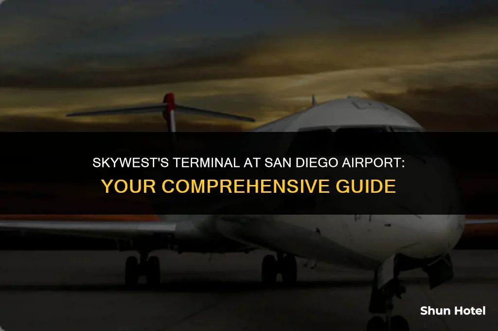 what terminal is skywest at san diego airport