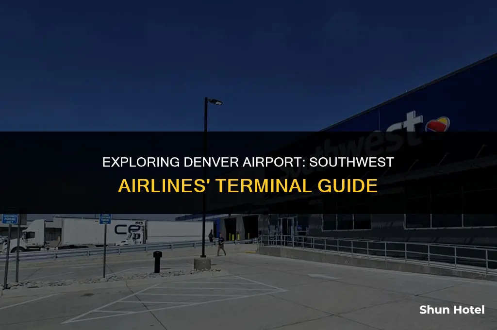 what terminal is southwest airlines at denver airport