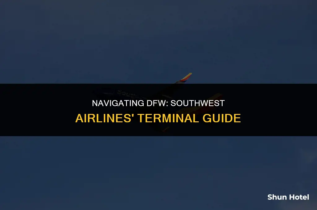 what terminal is southwest airlines at dfw airport