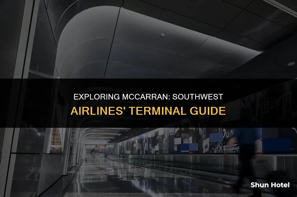 what terminal is southwest airlines at las vegas mccarran airport