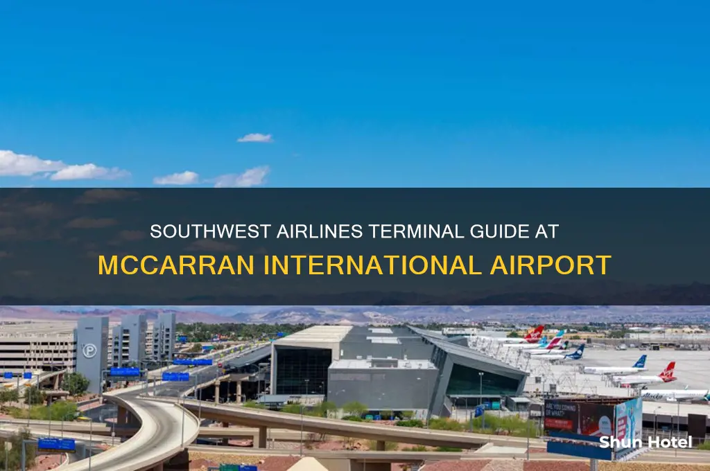 what terminal is southwest airlines at mccarran international airport