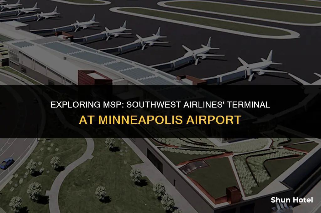 what terminal is southwest airlines at minneapolis airport