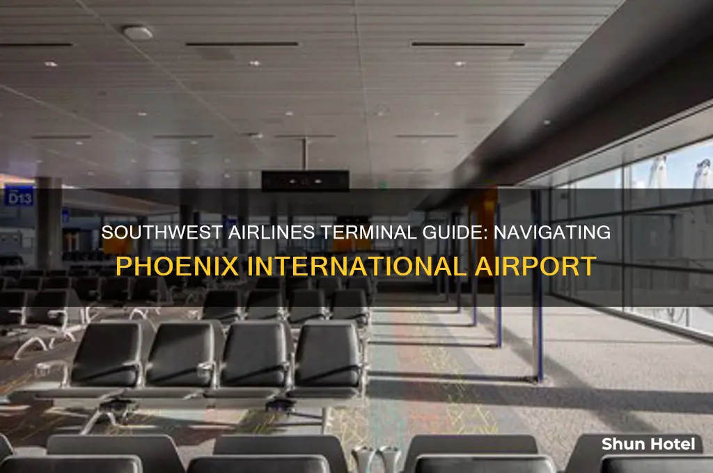 what terminal is southwest airlines at phoenix international airport