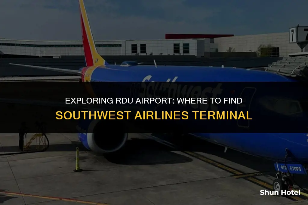what terminal is southwest airlines at rdu airport