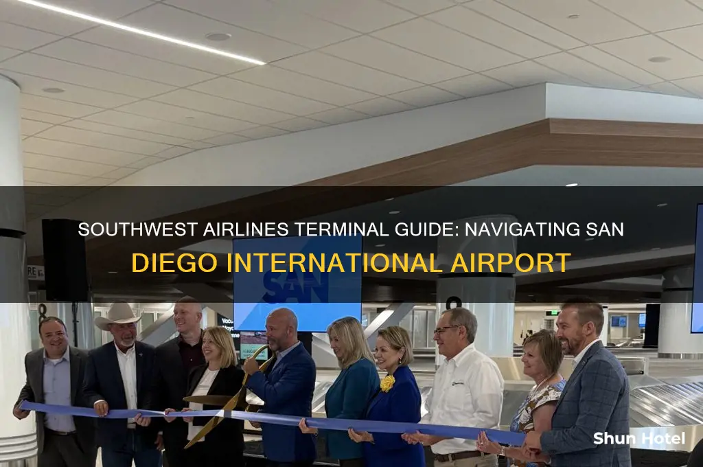 what terminal is southwest airlines at san diego international airport