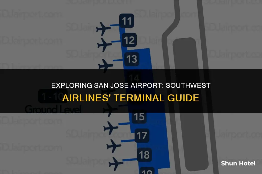 what terminal is southwest airlines at san jose airport