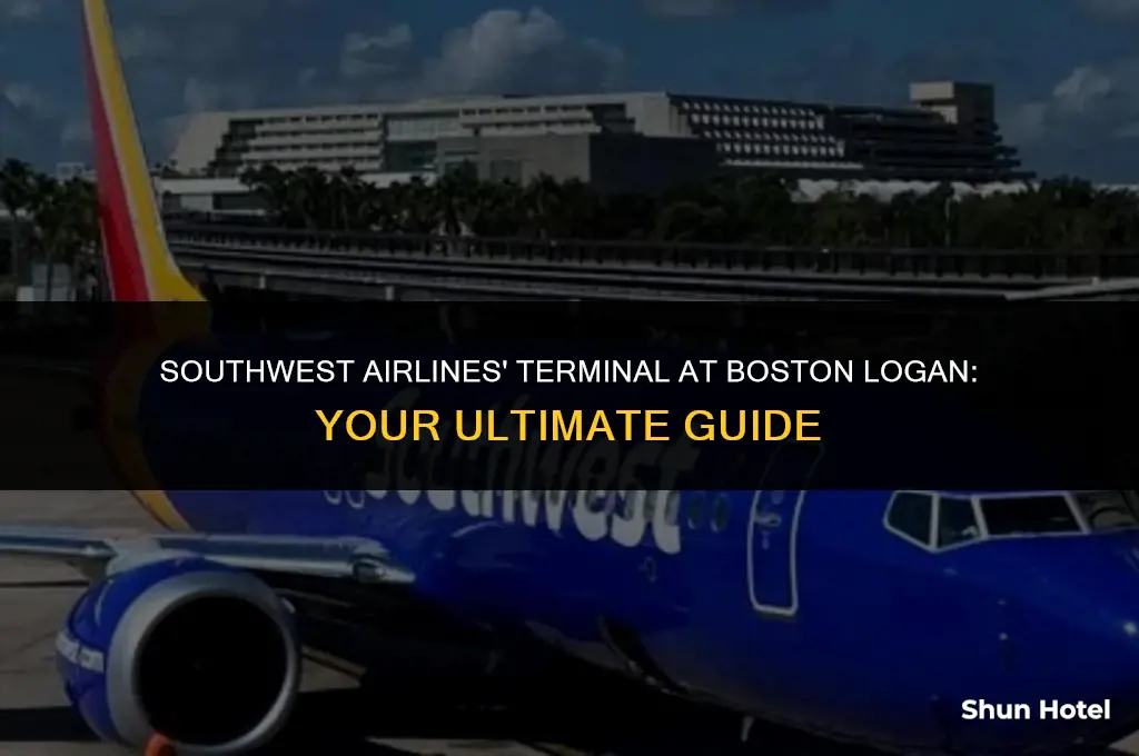 what terminal is southwest airlines locate at boston zlogan airport
