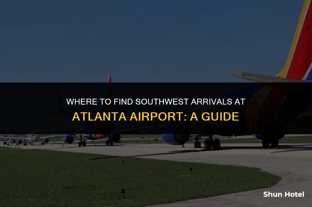 what terminal is southwest arrivals at atlanta airport